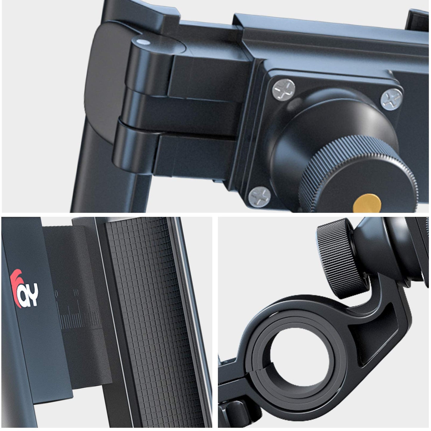 Universal Handyhalterung für Fahrrad & Motorrad, Schnellverschluss, 360° Drehbar, Passend für 3,5–7 Zoll Smartphones, Ideal für Rennrad, MTB & Scooter