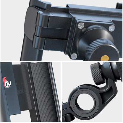 Universal Handyhalterung für Fahrrad & Motorrad, Schnellverschluss, 360° Drehbar, Passend für 3,5–7 Zoll Smartphones, Ideal für Rennrad, MTB & Scooter